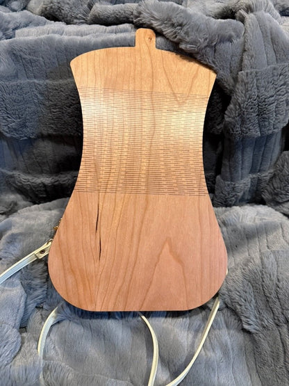 Rounded Cherry Wood Purse - Create Marketplace