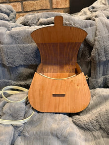 Rounded Cherry Wood Purse - Create Marketplace