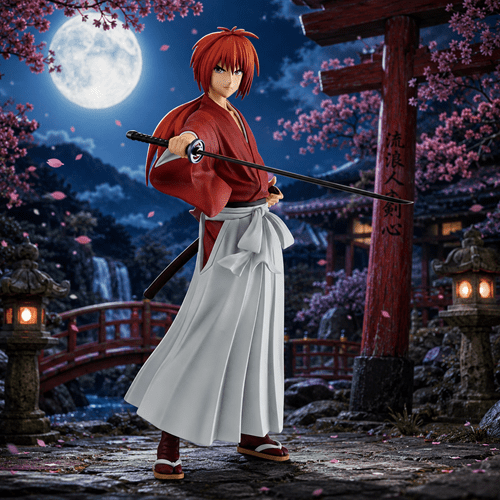 Rurouni Kenshin Kenshin Himura Drawn Sword Version Masterlise Ichibansho Statue - Create Marketplace