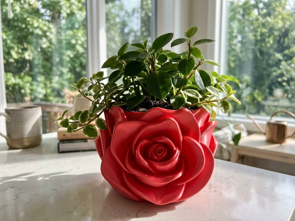 3D Printed Rose Bowl