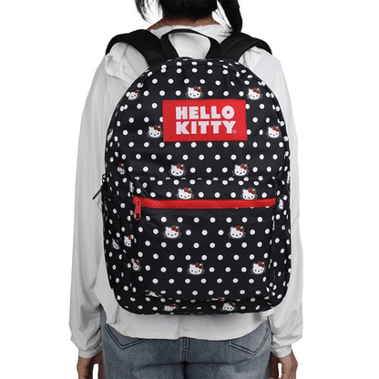Sanrio Hello Kitty Polka Dot All Over Print Travel Backpack - Create Marketplace