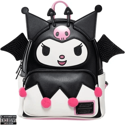 Sanrio Kuromi Devilish Winged Mini Backpack - Entertainment Earth Exclusive - Create Marketplace
