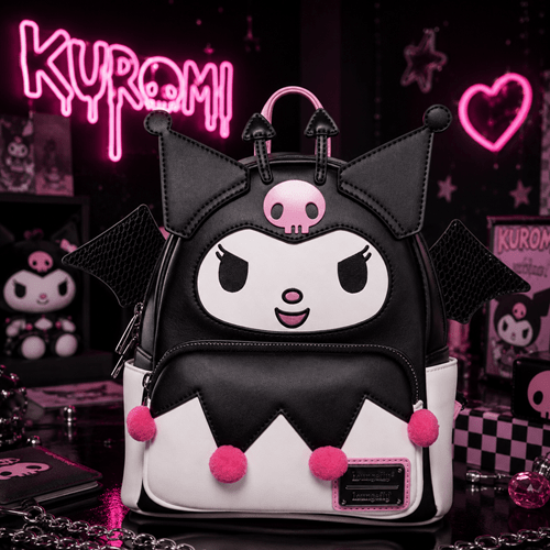 Sanrio Kuromi Devilish Winged Mini Backpack - Entertainment Earth Exclusive - Create Marketplace
