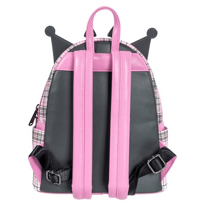 Sanrio Kuromi Flames and Plaid Mini-Backpack - Entertainment Earth Exclusive - Create Marketplace