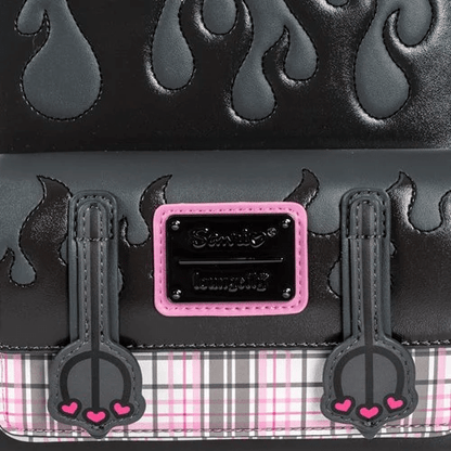 Sanrio Kuromi Flames and Plaid Mini-Backpack - Entertainment Earth Exclusive - Create Marketplace