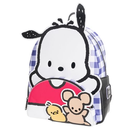 Sanrio Pochacco Cosplay Plaid Mini-Backpack- EE Exclusive - Create Marketplace