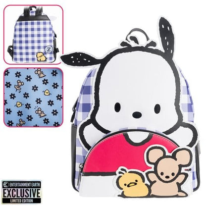 Sanrio Pochacco Cosplay Plaid Mini-Backpack- EE Exclusive - Create Marketplace