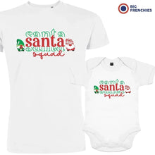 Santa Squad Christmas Dad and Child Organic Cotton family Set (Set of 2) - Create Marketplace