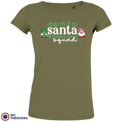 Santa Squad Christmas Women's Organic Cotton Tee - Create Marketplace