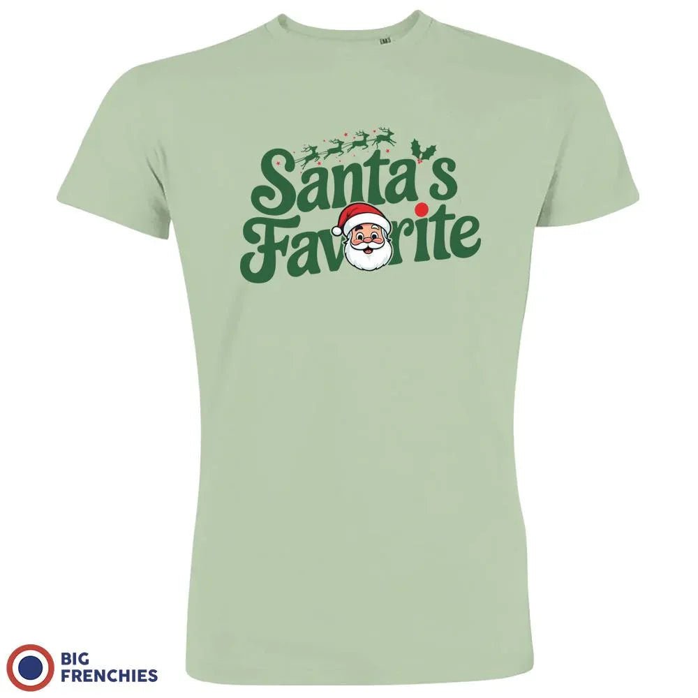 Santa's Favorite Christmas Men's Organic Cotton Tee - Create Marketplace