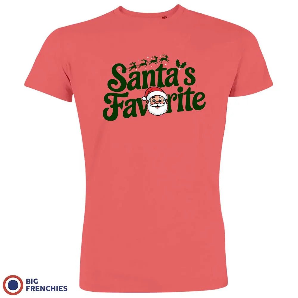 Santa's Favorite Christmas Men's Organic Cotton Tee - Create Marketplace