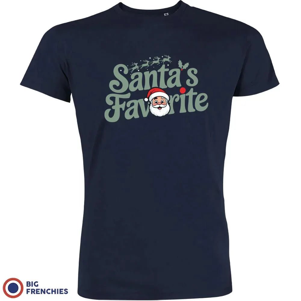 Santa's Favorite Christmas Men's Organic Cotton Tee - Create Marketplace