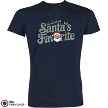 Santa's Favorite Christmas Men's Organic Cotton Tee - Create Marketplace