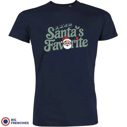 Santa's Favorite Christmas Men's Organic Cotton Tee - Create Marketplace