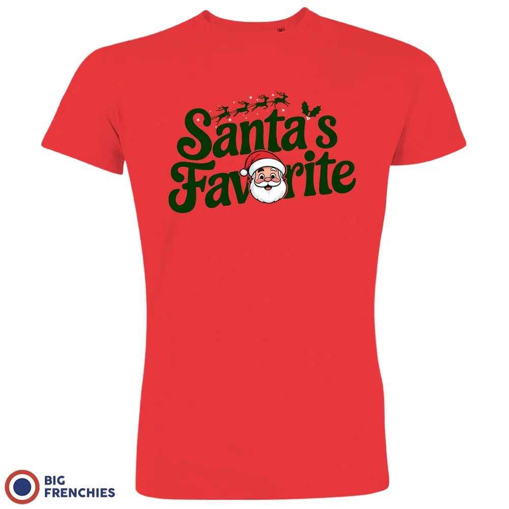 Santa's Favorite Christmas Men's Organic Cotton Tee - Create Marketplace