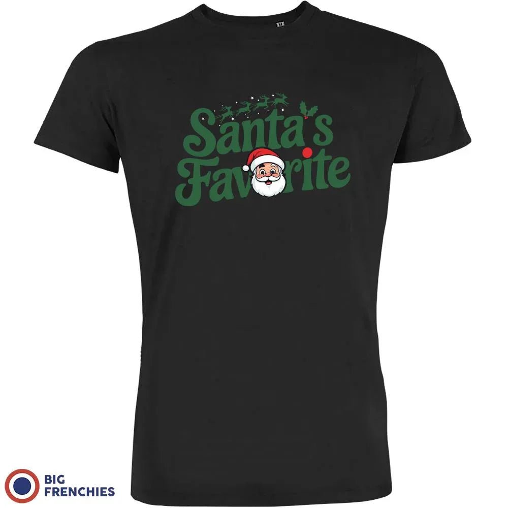 Santa's Favorite Christmas Men's Organic Cotton Tee - Create Marketplace