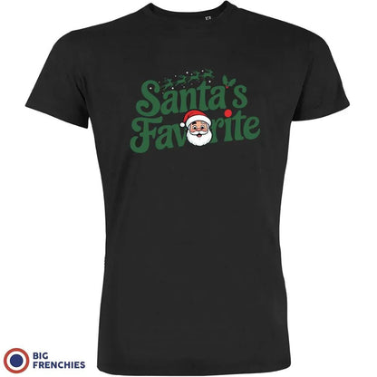 Santa's Favorite Christmas Men's Organic Cotton Tee - Create Marketplace