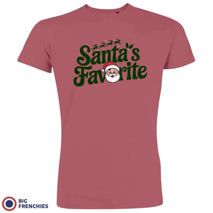 Santa's Favorite Christmas Men's Organic Cotton Tee - Create Marketplace