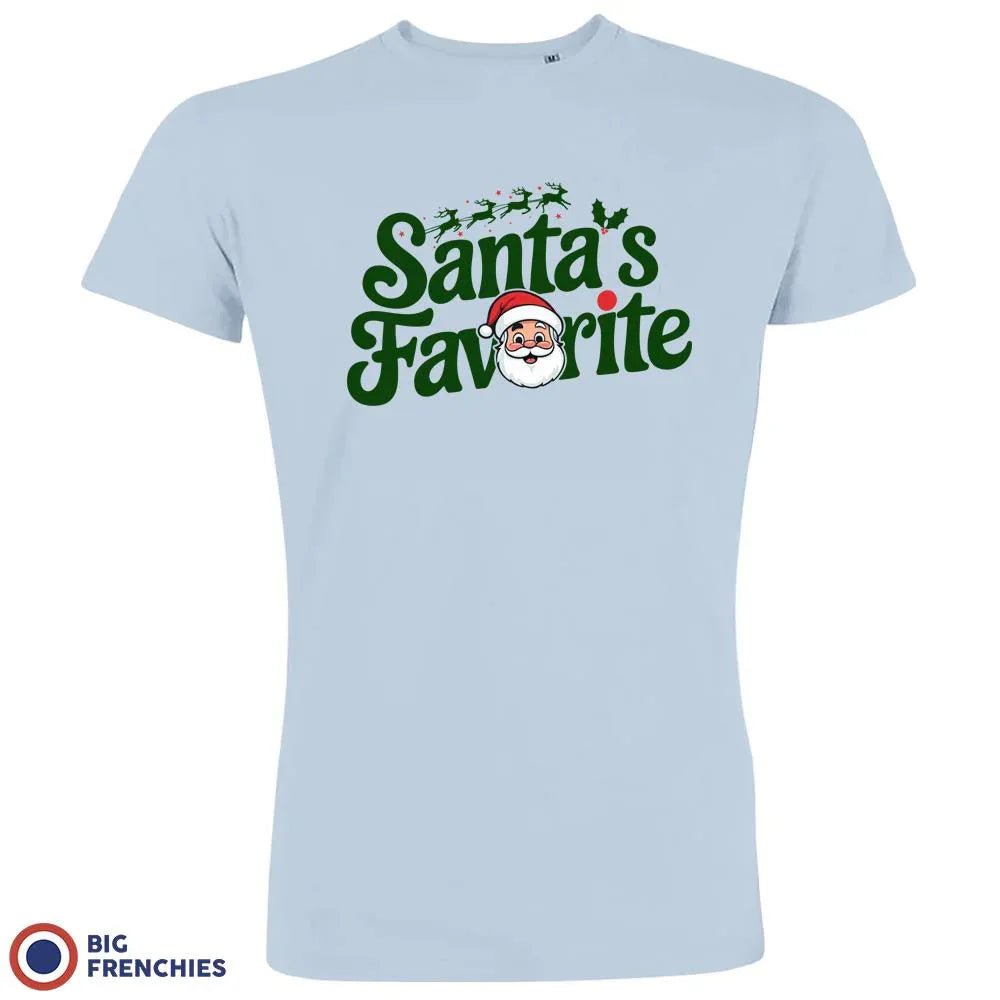 Santa's Favorite Christmas Men's Organic Cotton Tee - Create Marketplace