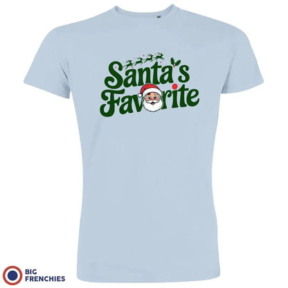 Santa's Favorite Christmas Men's Organic Cotton Tee - Create Marketplace