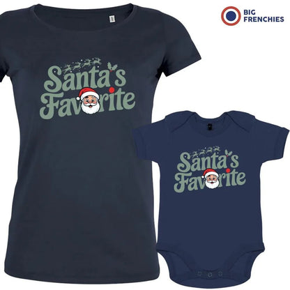 Santa's Favorite Christmas Mom and Child Organic Cotton family Set (Set of 2) - Create Marketplace