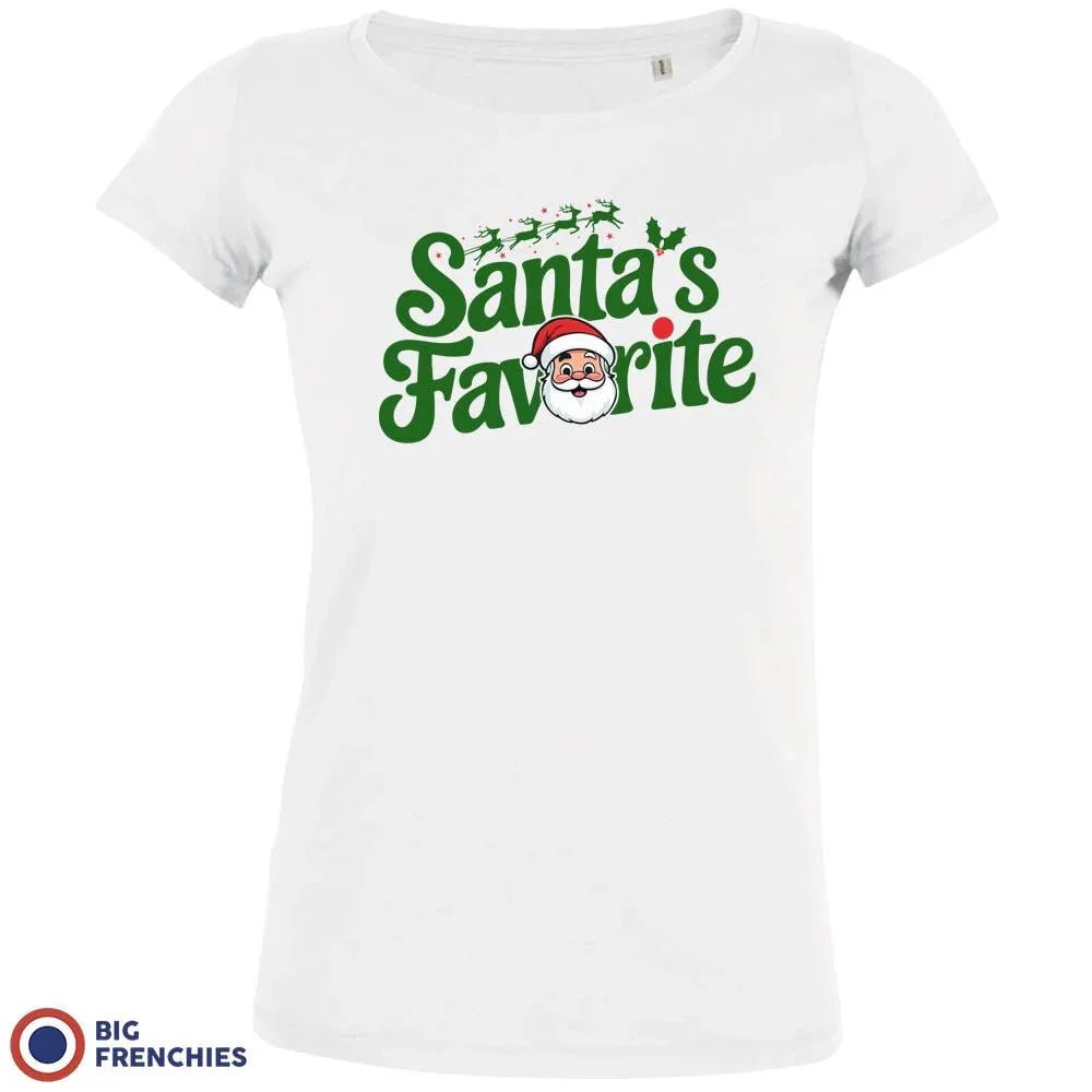 Santa's Favorite Christmas Women's Organic Cotton Tee - Create Marketplace