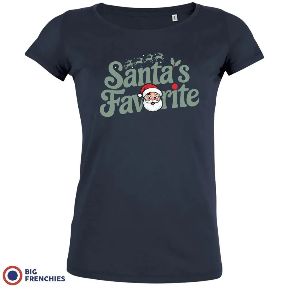 Santa's Favorite Christmas Women's Organic Cotton Tee - Create Marketplace
