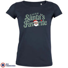 Santa's Favorite Christmas Women's Organic Cotton Tee - Create Marketplace