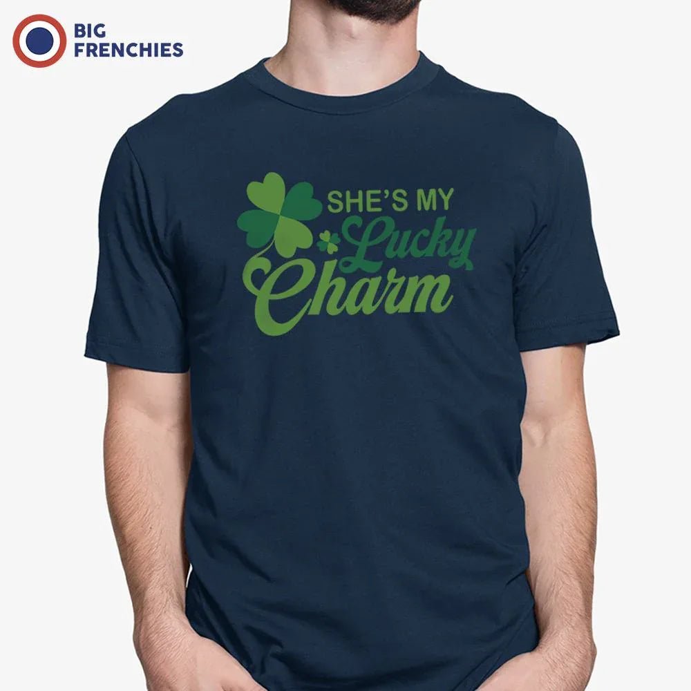 She Is My Lucky Charm Men's Organic Cotton Tee - Create Marketplace