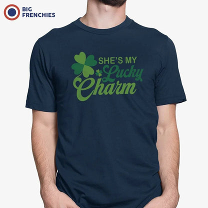 She Is My Lucky Charm Men's Organic Cotton Tee - Create Marketplace