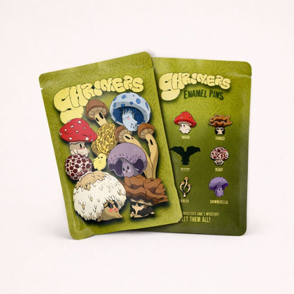 Shroomers Mushroom Enamel Pin Blind Bag - Create Marketplace