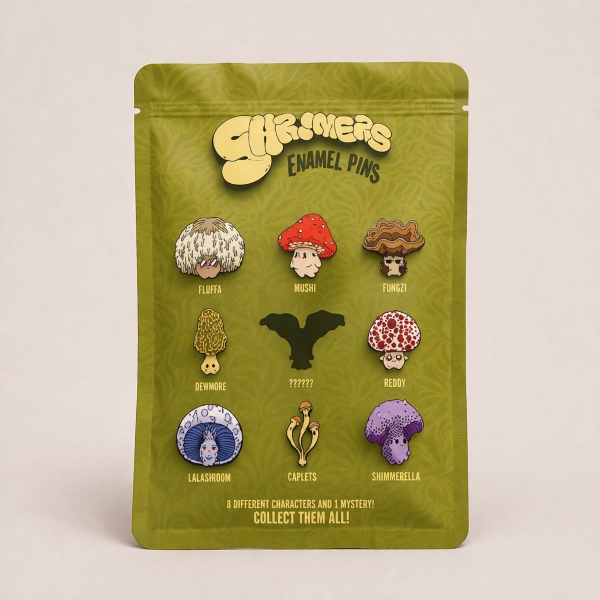 Shroomers Mushroom Enamel Pin Blind Bag - Create Marketplace
