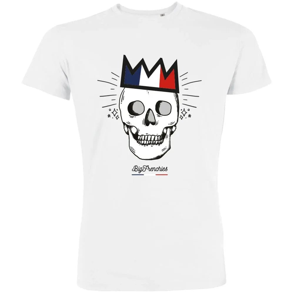Skull Big Frenchies Men's Organic Tee - Create Marketplace