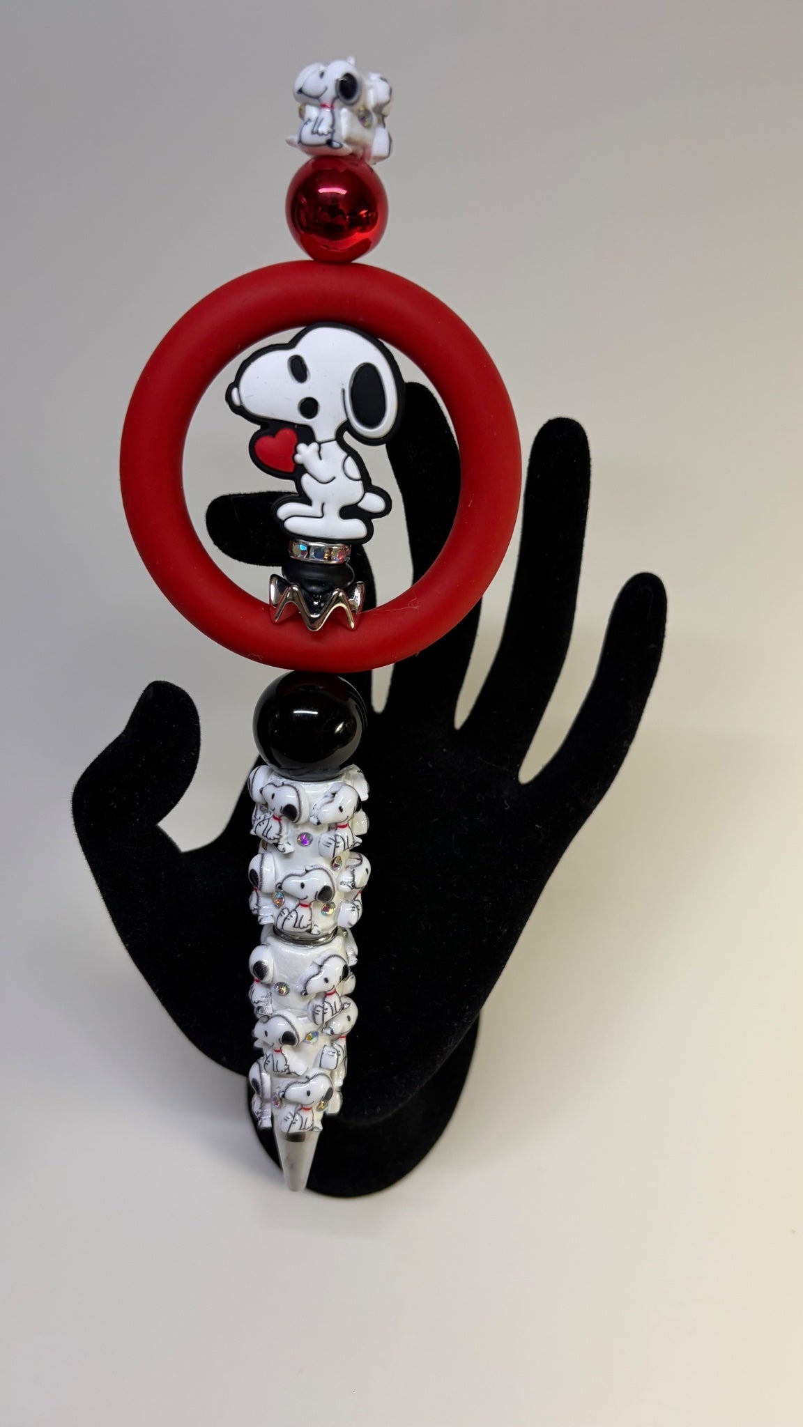 Snoopy clay pen with ring - Create Marketplace