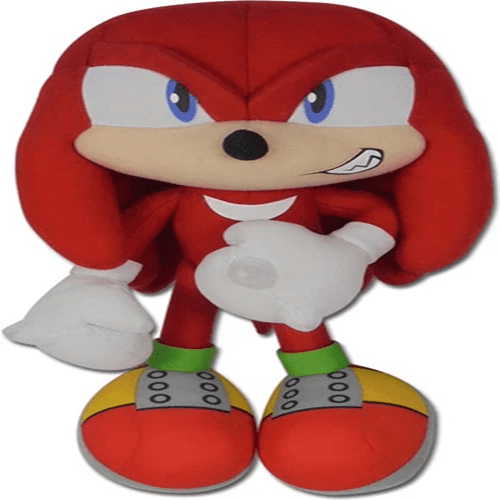 Sonic the Hedgehog Knuckles Grin 10" Plush - Create Marketplace