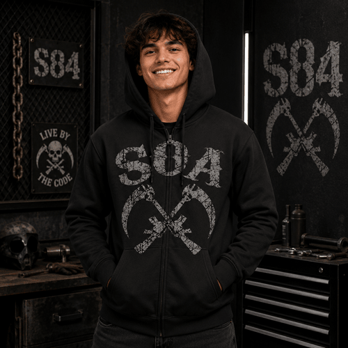 Sons of Anarchy Crossed Sickle Hoodie - Create Marketplace