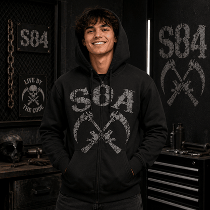 Sons of Anarchy Crossed Sickle Hoodie - Create Marketplace