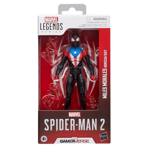 Spider-Man Marvel Legends Series GameVerse Miles Morales Boricua Suit 6-Inch Action Figure - Create Marketplace