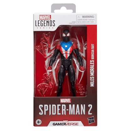 Spider-Man Marvel Legends Series GameVerse Miles Morales Boricua Suit 6-Inch Action Figure - Create Marketplace