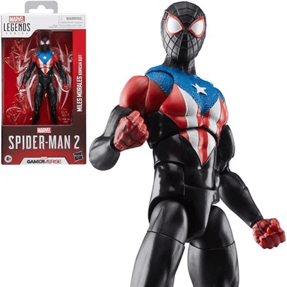 Spider-Man Marvel Legends Series GameVerse Miles Morales Boricua Suit 6-Inch Action Figure - Create Marketplace