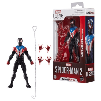 Spider-Man Marvel Legends Series GameVerse Miles Morales Boricua Suit 6-Inch Action Figure - Create Marketplace