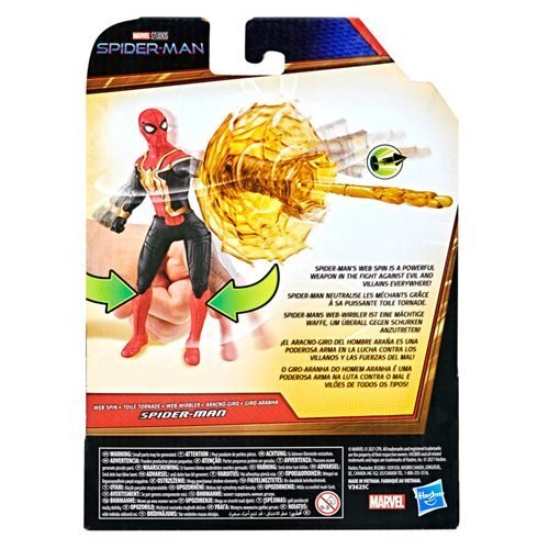 Spider-Man: No Way Home 6" Deluxe Web Spin Spider-Man Action Figure - Create Marketplace