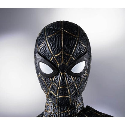 Spider-Man: No Way Home Spider-Man Black and Gold Suit S.H.Figuarts Action Figure - Create Marketplace
