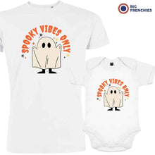 Spooky Vibes Only Halloween Dad and Child Organic Cotton family Set (Set of 2) - Create Marketplace