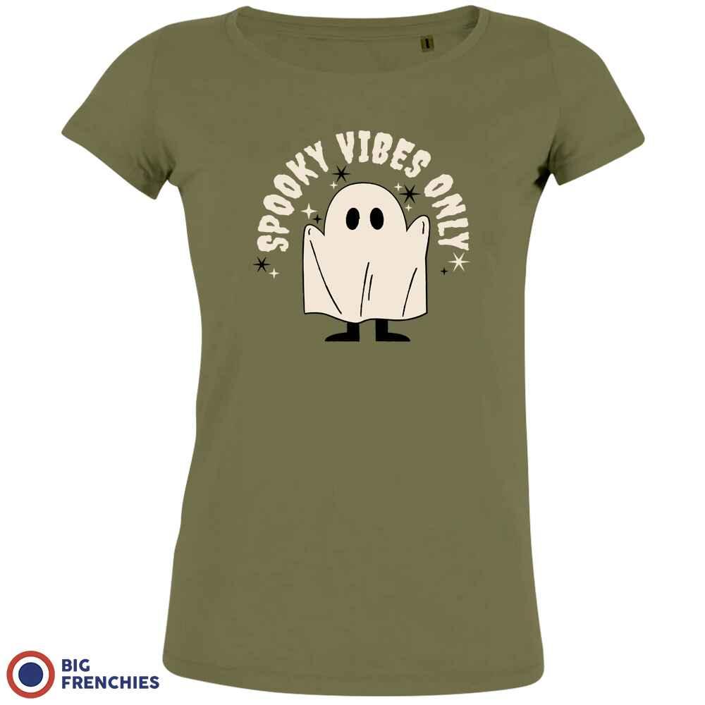 Spooky Vibes Only Halloween Women's Organic Cotton Tee - Create Marketplace