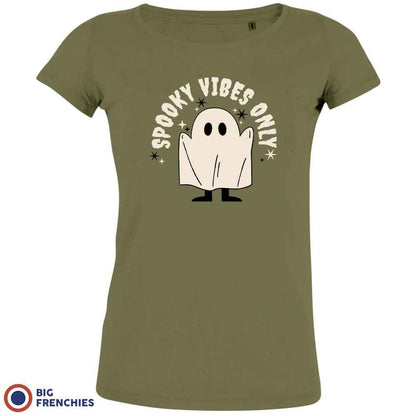 Spooky Vibes Only Halloween Women's Organic Cotton Tee - Create Marketplace