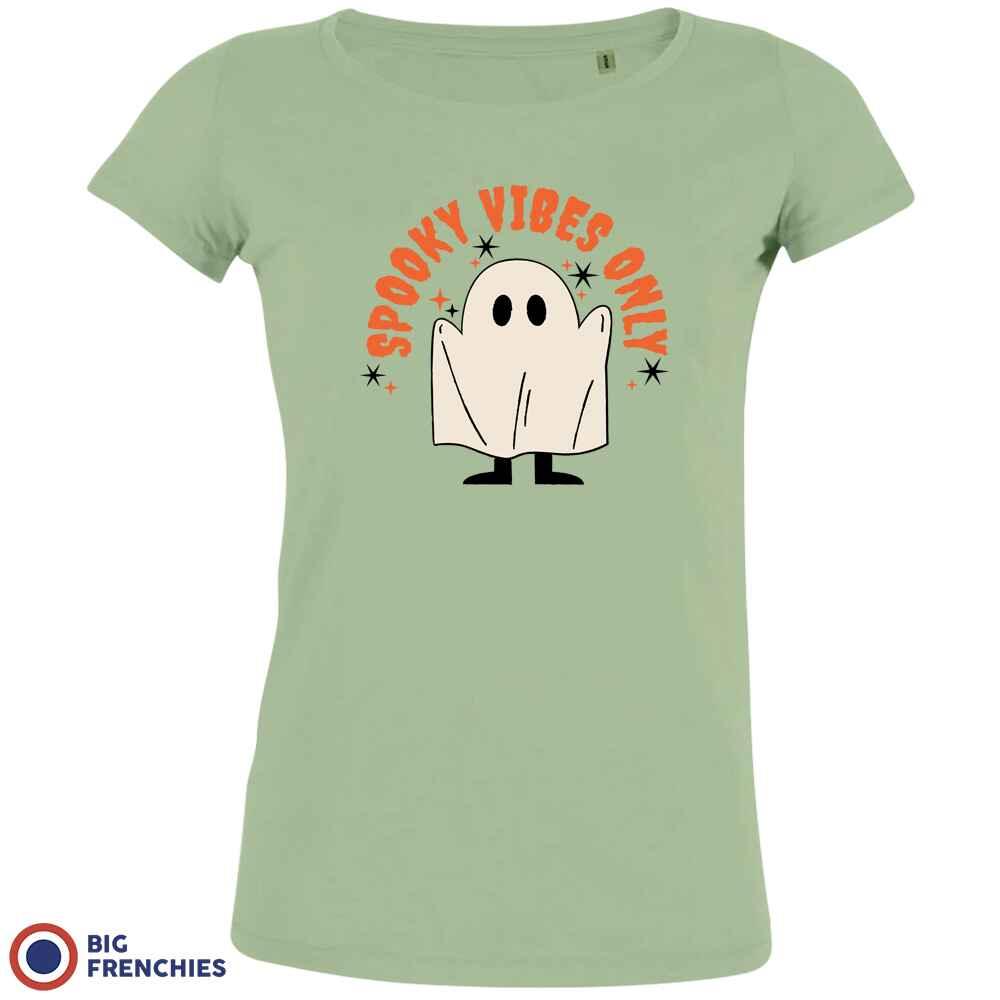 Spooky Vibes Only Halloween Women's Organic Cotton Tee - Create Marketplace