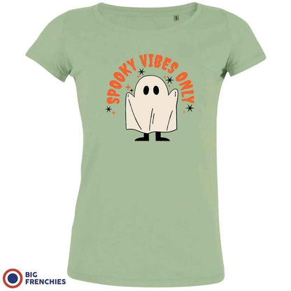 Spooky Vibes Only Halloween Women's Organic Cotton Tee - Create Marketplace