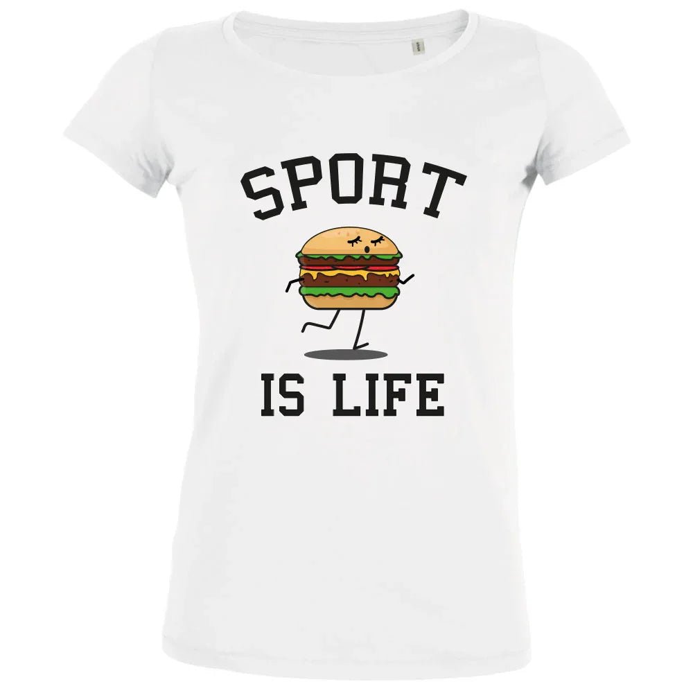 Sport Is Life Women's Organic Tee - Create Marketplace