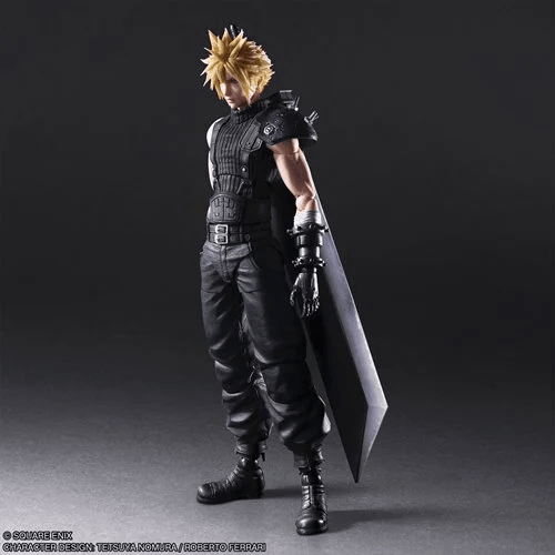 Square Enix Final Fantasy VII Rebirth Cloud Strife Play Arts Kai Action Figure - Create Marketplace